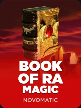 Book of Ra Magic slot cover by Novomatic