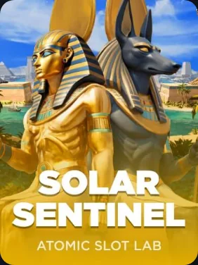Solar Sentinel slot cover by Atomic Slot Lab